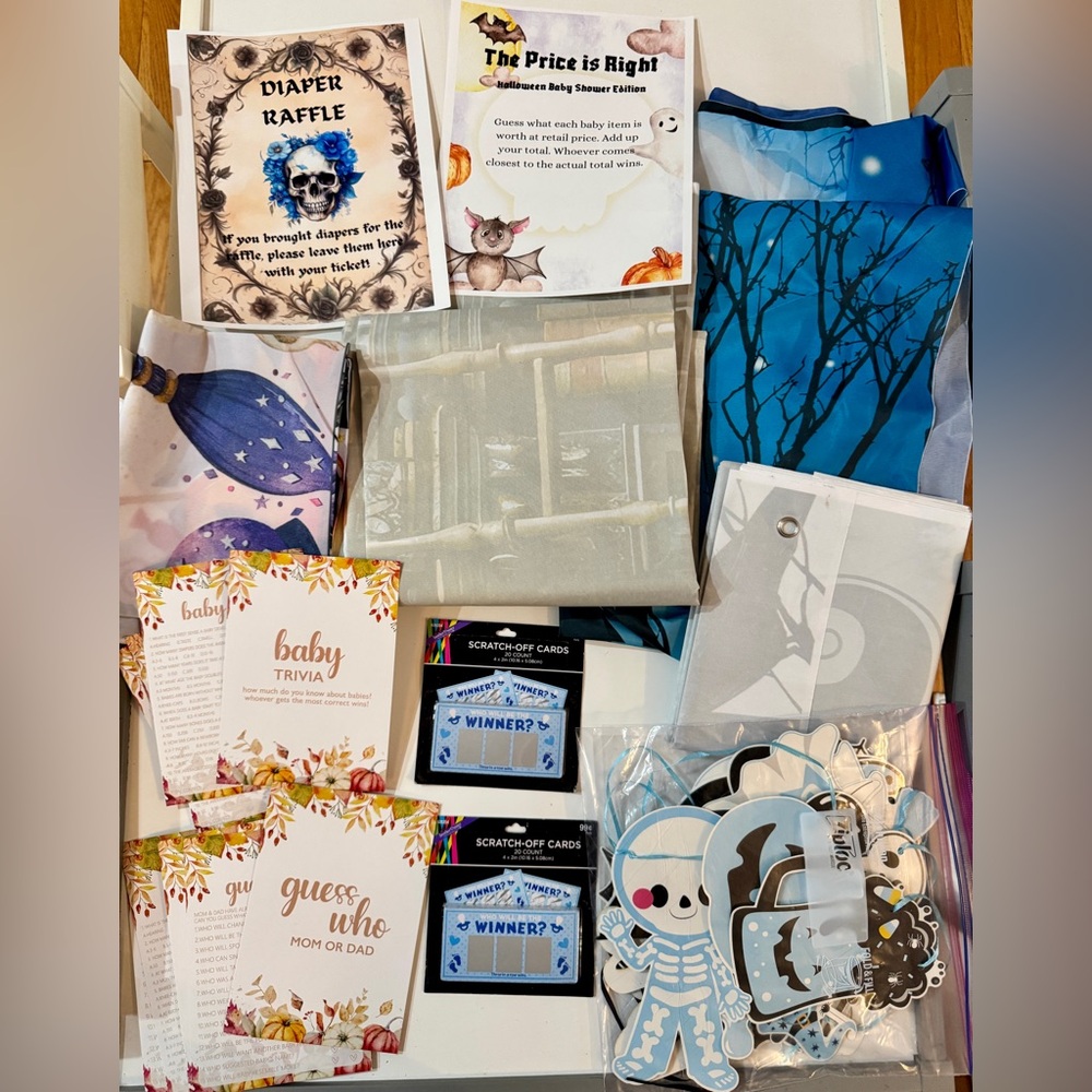Baby is Brewing Halloween Baby Shower bundle